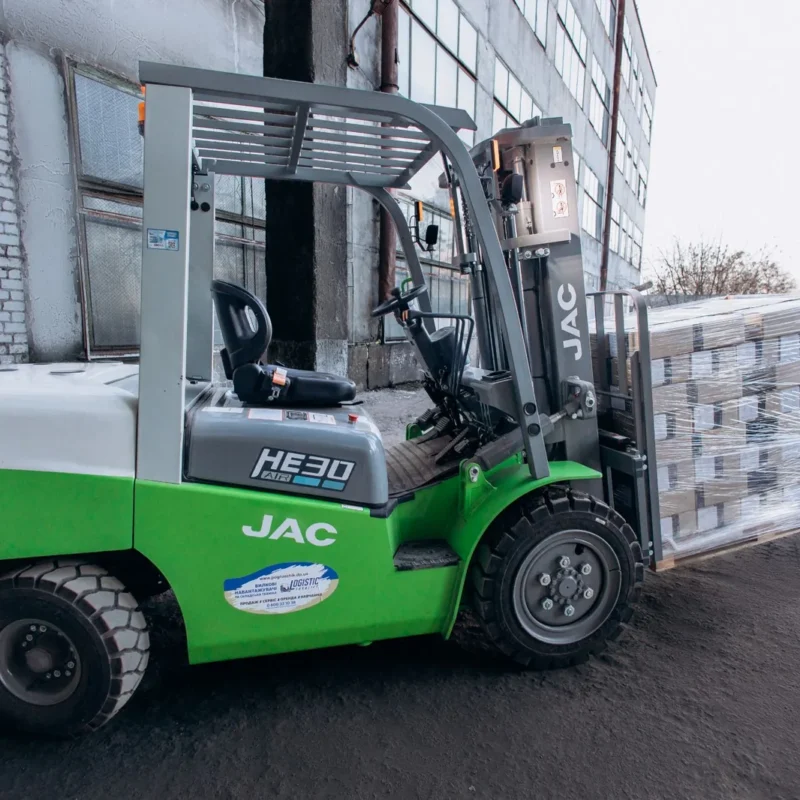 Forklift at the Finished Goods Warehouse