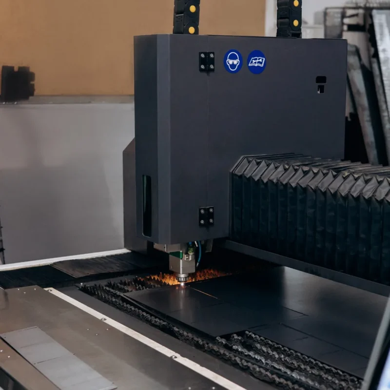 Laser Machine in Action